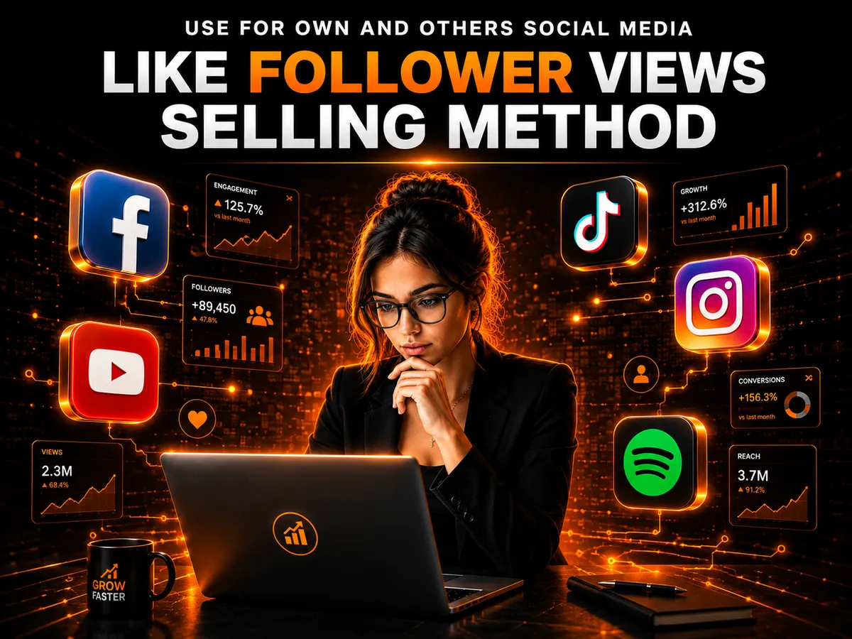 Social Media Like Follower Views Selling Method 