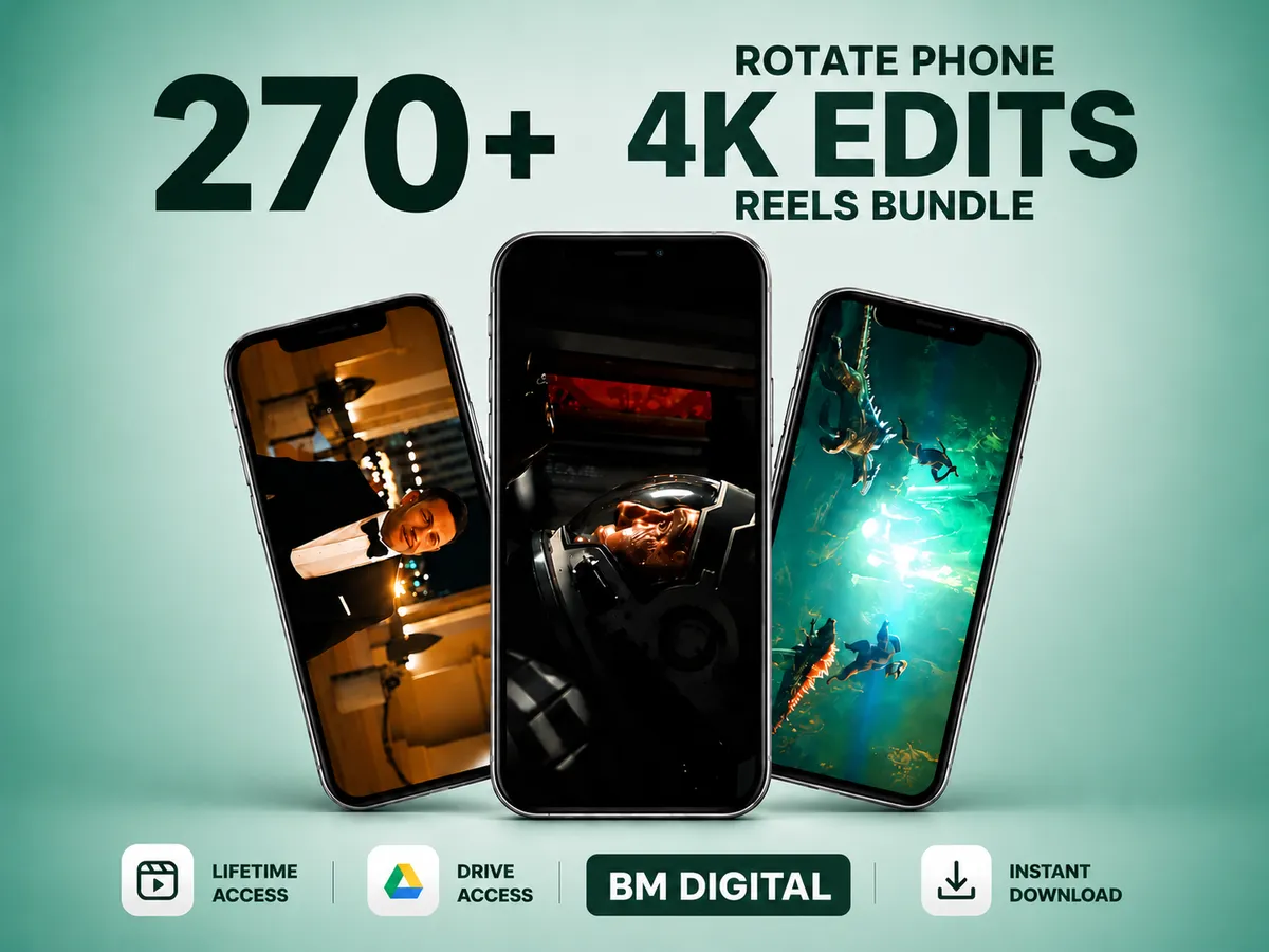 4k Edits Reels Bundle 