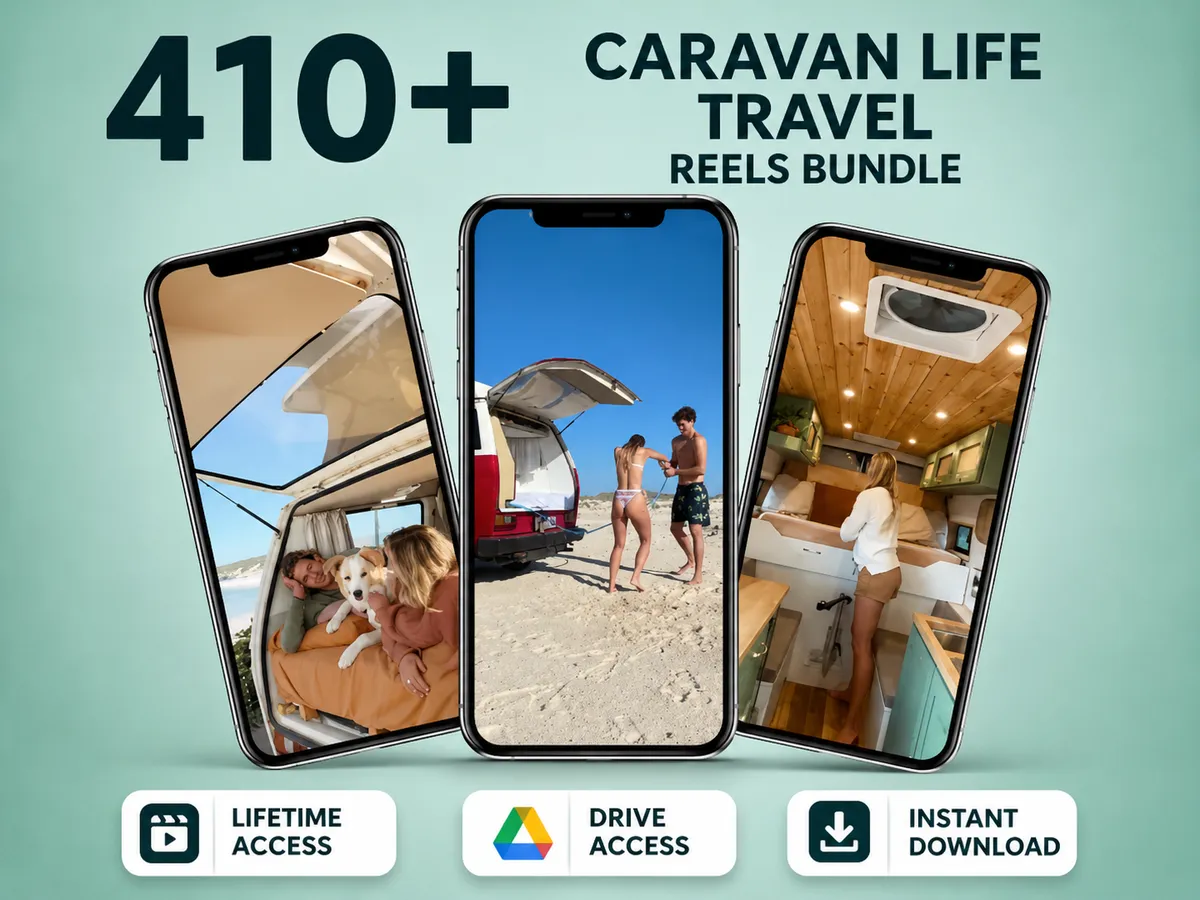 Caravan Life Travel Reels Bundle 