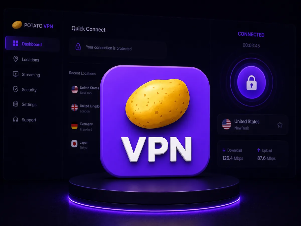 Potato VPN Premium Subscription 