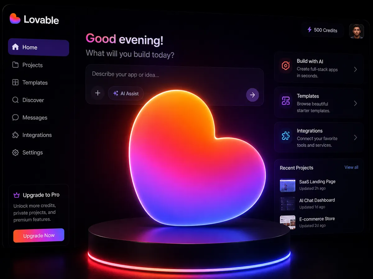 Lovable Pro Subscription 