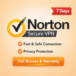 Norton Secure Premium VPN (7 Days) | Fast, Safe & Private Browsing Full Warranty