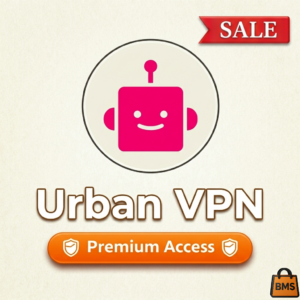 Urban VPN Premium Subscription (Fast,Secure & Unlimited) 7 Days